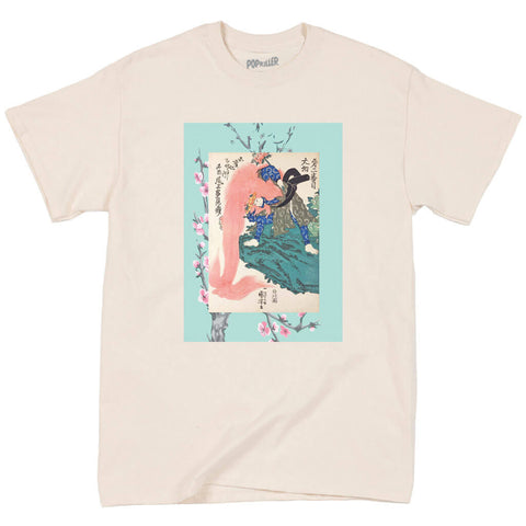 Neo Ukiyoe Rose Samurai Classic T-shirt