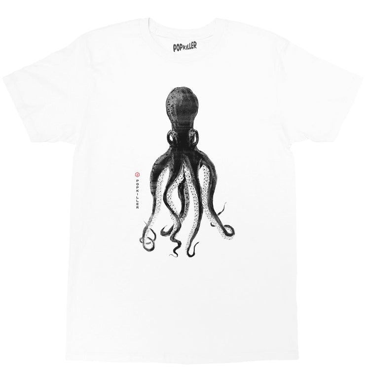 Japanese octopus graphic t-shirt.