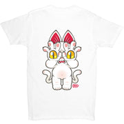 Neko cat graphic t-shirt by anime artist Grape Brain.