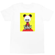 Panda anime girl graphic t-shirt.