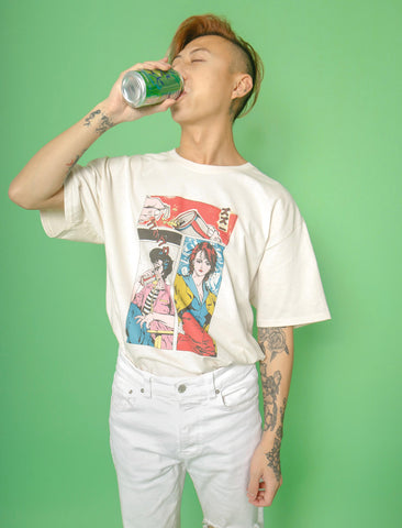 Vintage 80s manga style t-shirt.