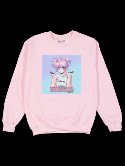 COVID mask anime sweater.