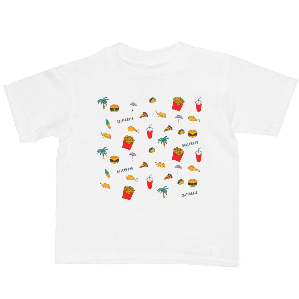 Pop Junk Foods Kid's T-shirt