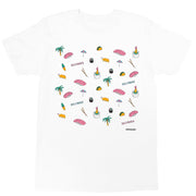California foodie graphic t-shirt.