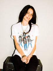 Kawaii Ramones punk graphic t-shirt.
