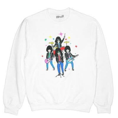 Ramones cute punk parody sweater.