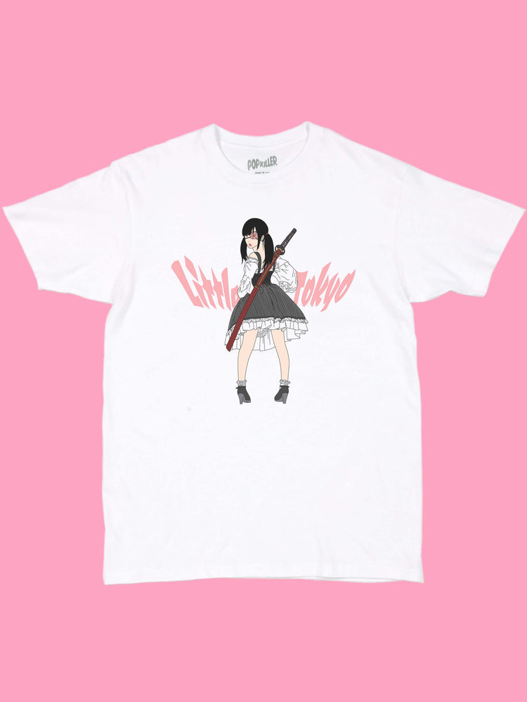 Yandere anime girl Little Tokyo t-shirt.
