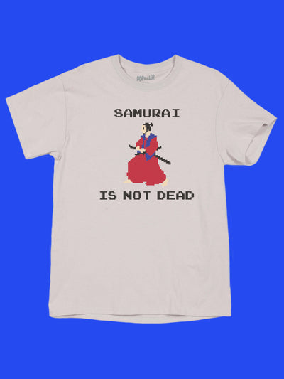 8bit samurai graphic t-shirt.