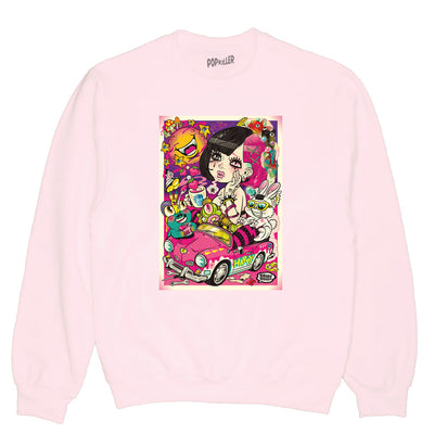 Pink super kawaii decora sweatshirt.