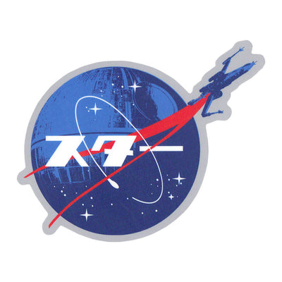 Japanese Nasa Star Wars parody sticker.