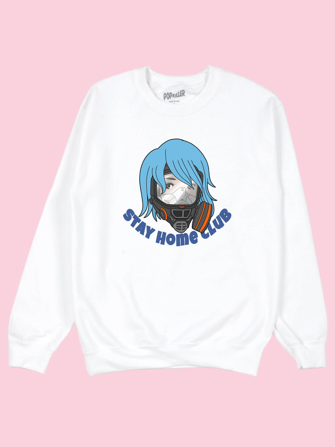 Anime stay home sweater.