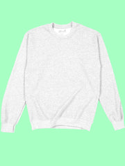 Popkiller custom printed ash sweatshirt.