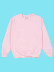 Popkiller custom printed pink sweatshirt.