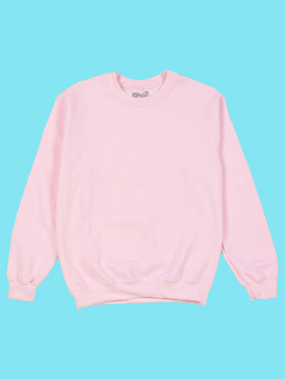Popkiller custom printed pink sweatshirt.