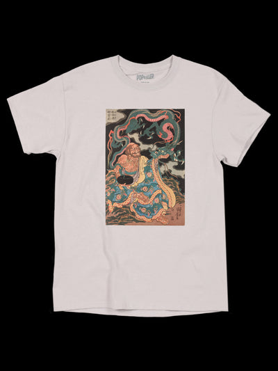 Dragon ukiyo-e graphic t-shirt.