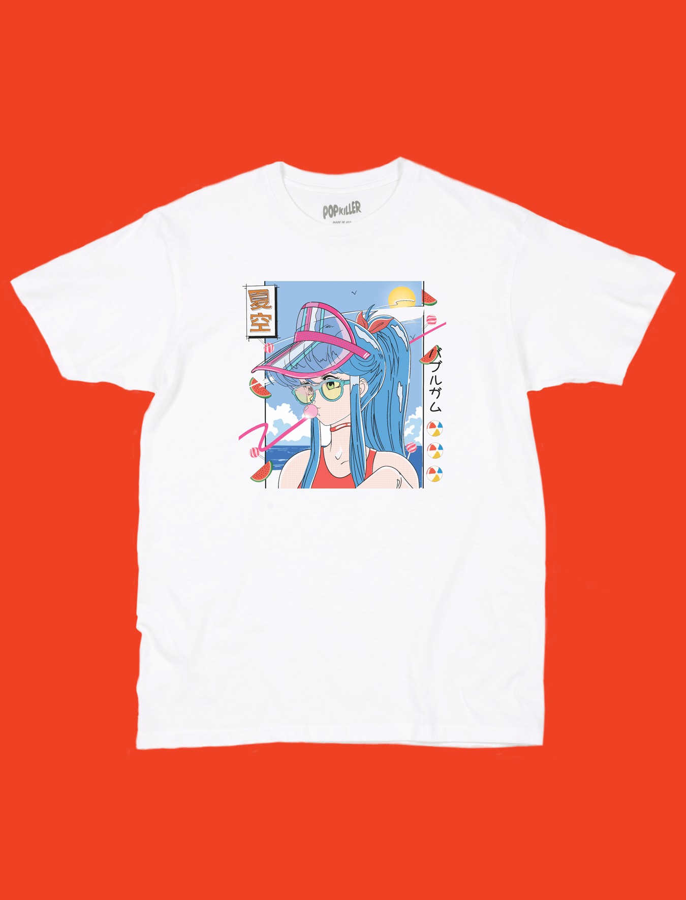 Popkiller Artist Series Jeremy Gdalia Summer Bubblegum Classic T-shirt