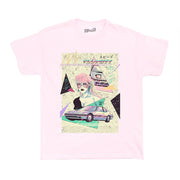 80s retrowave aesthetic t-shirt.