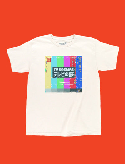 Glitch art women's tee by aesthetic artist Warakami Vaporwave.