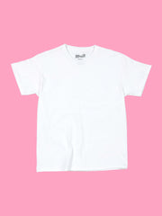 Popkiller custom printed white women's t-shirt.